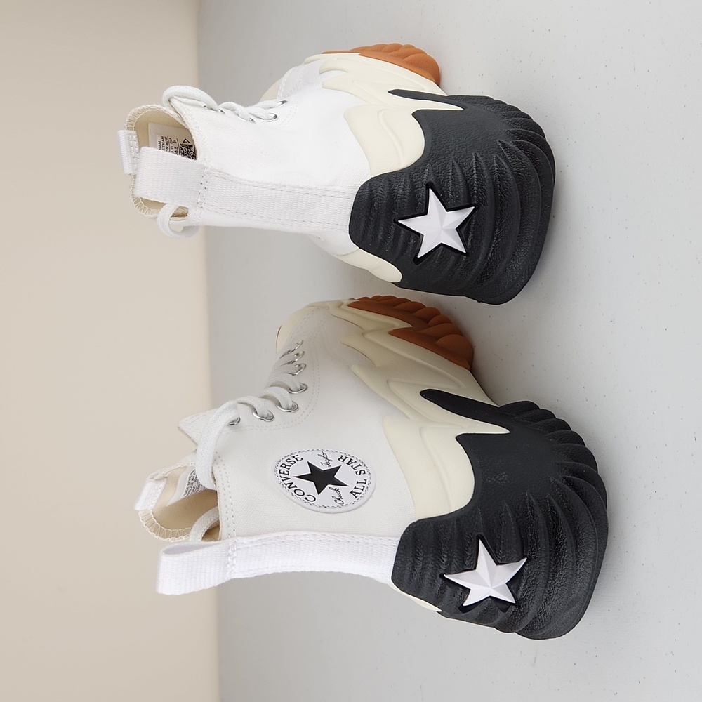 Converse Unisex Run Star Motion HI White Sneakers - Picture 3 of 5